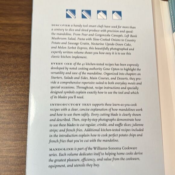 Williams-Sonoma Cookware Collection Cookbook ~ Mandolin - Picture 2 of 4